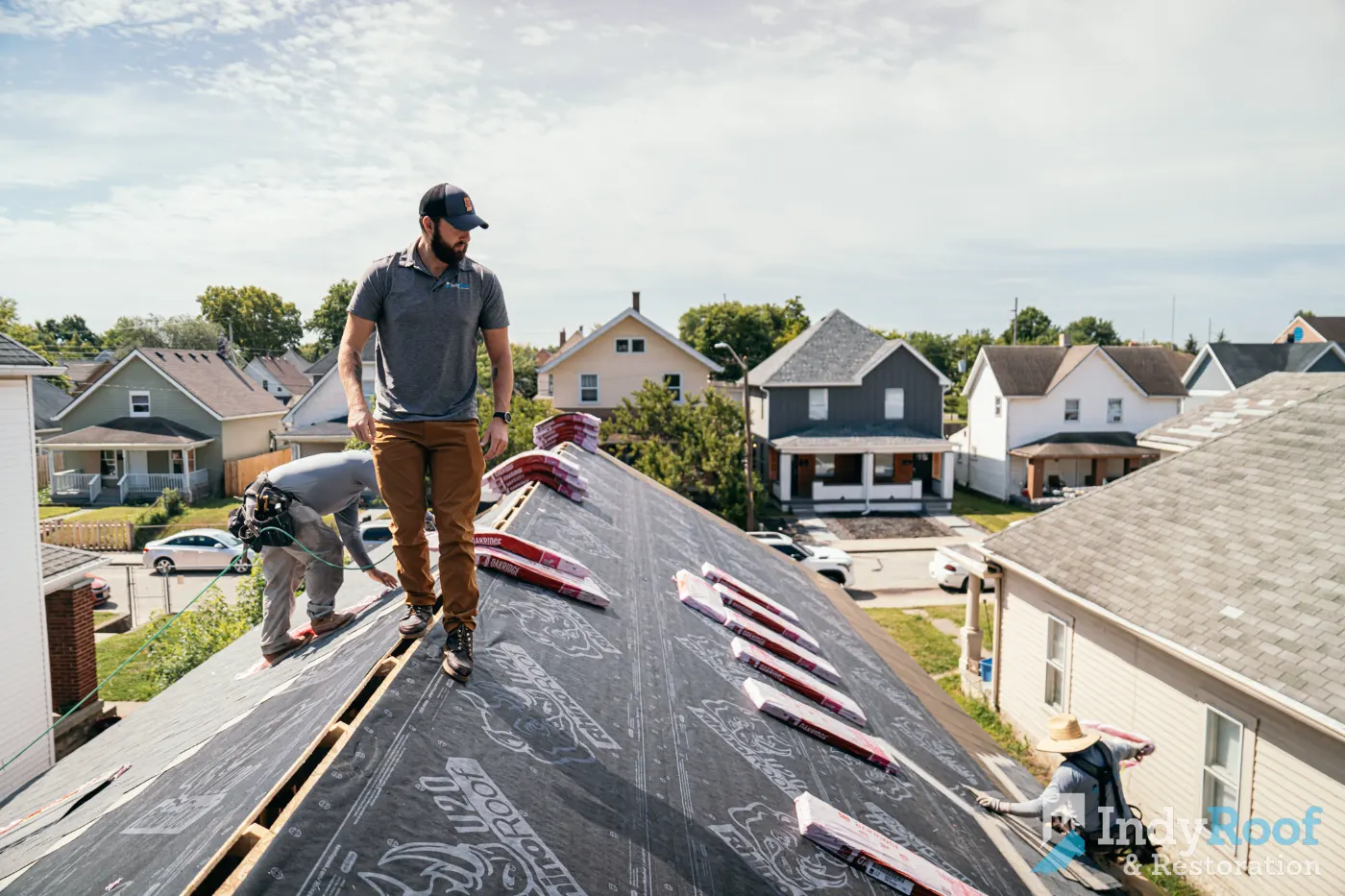 Roof inspection documented on a Sagamore home